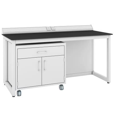 School Laboratory Furniture Work Bench Pharmaceutical Lab Furniture Floor Mounted