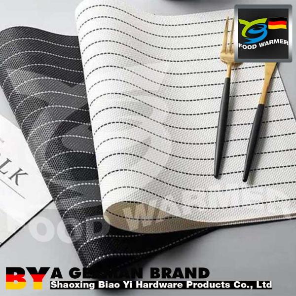 Bright Color Heat Resistant Placemats Anti Bacteria Flame Resistant Foldable