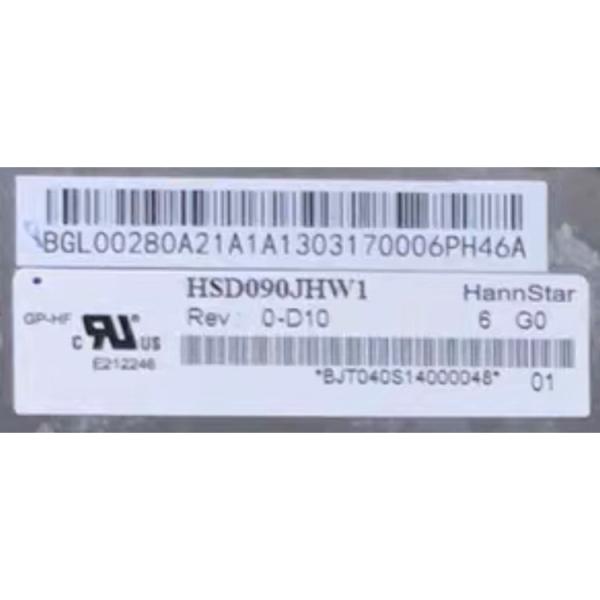 Moniteurs LCD HannStar 9,0 pouces 1280x720 HSD090JHW1-D10 TFT Remplacement de l'écran du panneau LCD