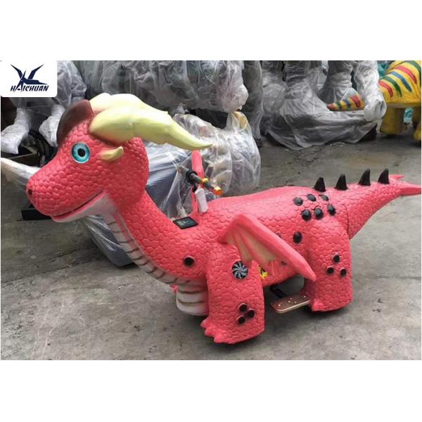 Theme Park Giant Ride On Stuffed Animals , Motorized Mall Animals Scooter