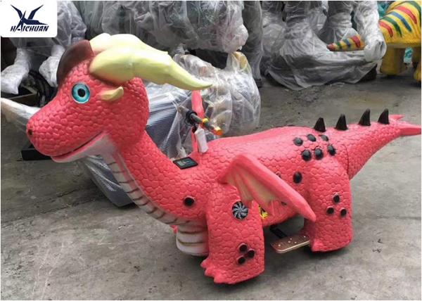 Theme Park Giant Ride On Stuffed Animals , Motorized Mall Animals Scooter