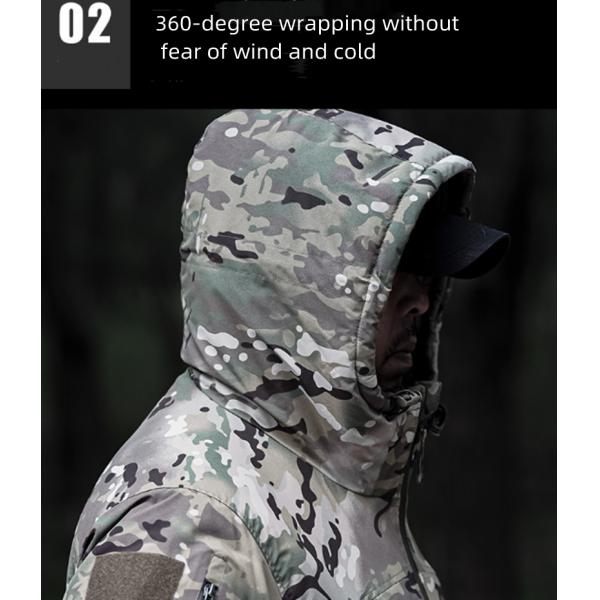 Tactical Waterproof CP Camouflage Jacket Cold Resistance Military Tactical Jacket