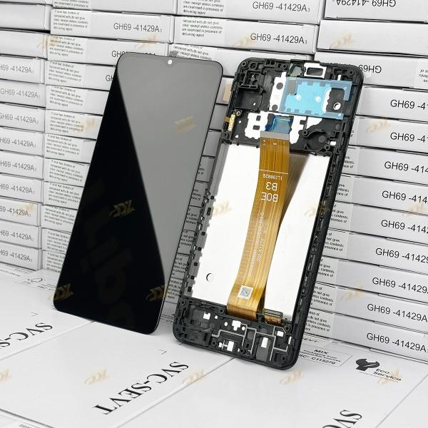 A127 lcd With Frame Для  a127 Оригинальный новый сервисный пакет Мобильный экран дисплей  A12 Nacho Touch Pantalla