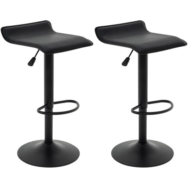 Couleur personnalisée ALINUNU Tabourets pivotants en cuir PU Chaise de bar pour salle à manger