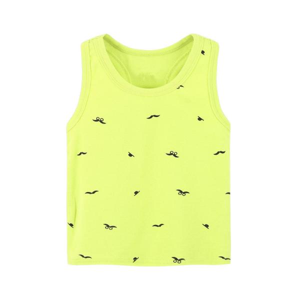 Summer Newborn Baby Singlets , Baby Racerback Tank Tops Sleeveless