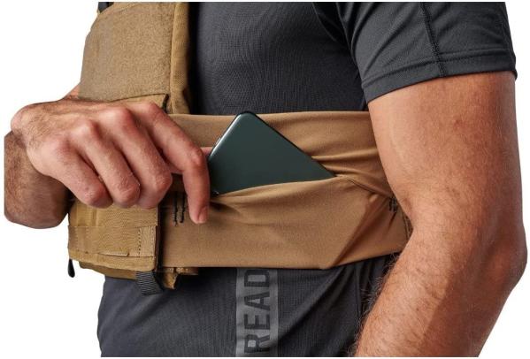600D Nylon Custom Gun Bag Waist Tactical Trainer Weight Vest 13x10x1