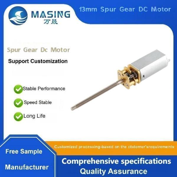3v Dc Gear Motor Manufacturers FF-050 High Speed Long Shaft Of The Screw Rod 12 Volt Gear Reduction Motor