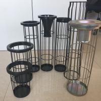 Plantas de cemento galvanizado colector de polvo filtro jaula de tres secciones colector de polvo de acero inoxidable esqueleto