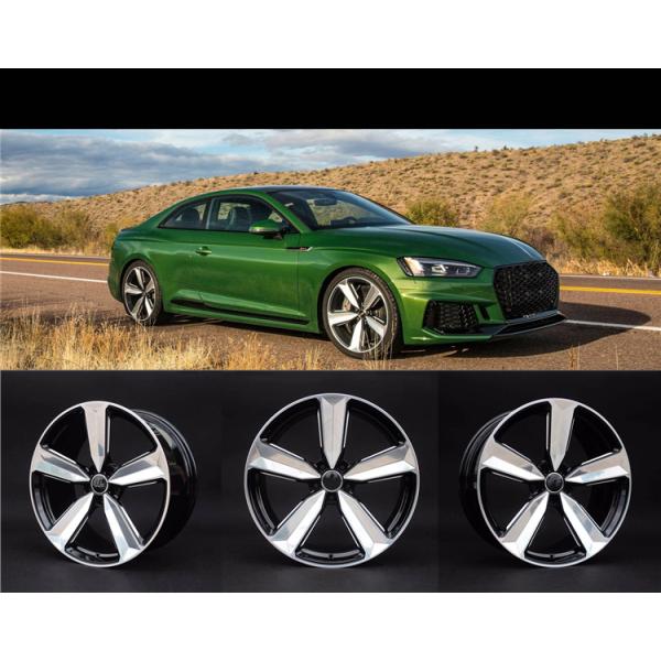 Подвергли механической обработке колесо автомобиля стороны снабжает ободком дюйм 5 x 112 алюминиевого сплава 19