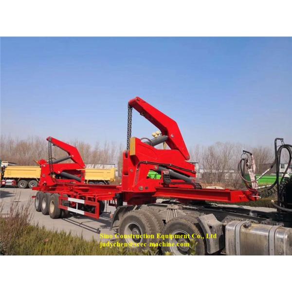 тележка Лифтер цапф трейлера МКХ37А 3 затяжелителя стороны контейнера 20фт сверхмощная бортовая