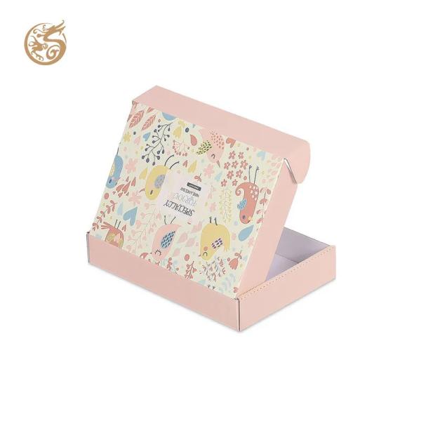 Custom Matte Laminated Mailer Boxes Full Color Print Your Own Design White Interior Gift Packaging Box For Clothing