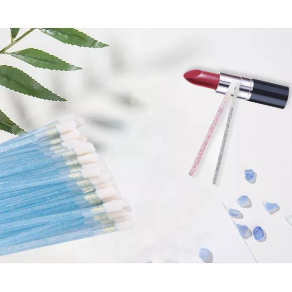 Аппликатора ногтя Exfoliator губы палочки губной помады лоска губы Кристл ручка устранимого длинная Scrub щетка