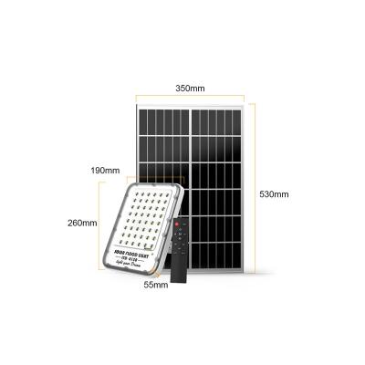 Waterproof Outdoor Solar Security Lights IP66 120° 6000K