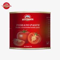 La pâte de tomate en conserve de 210 g respecte les normes de production établies par ISO HACCP BRC et FDA