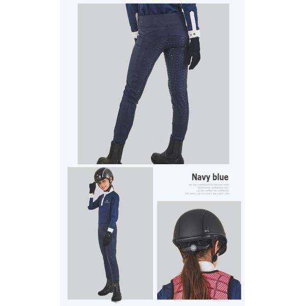 High Stretch Childs Horse Riding Tights Customized Silicone Riding Breeches