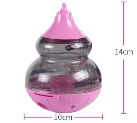 Jitter glow Interactive Tumbler Dog Treat Ball, Dog Leaky Food Dispensing Toy Puzzle Ball,The interactive cat feeder
