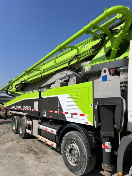 Used 56 meters of concrete pump truck 56 meters remanufacturing pump truck procedures are complete