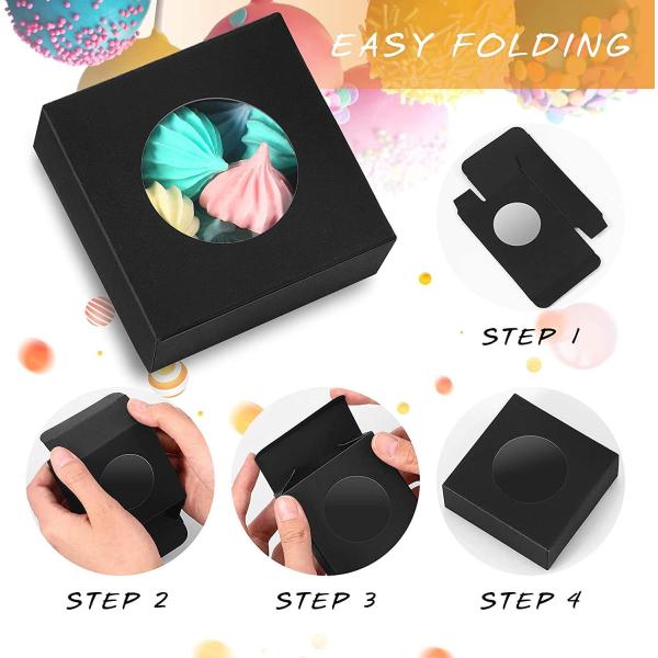 Бумажный тип Kraft Бумажные подарки для пекарни печенье Торт сладости мыло День рождения Подарочный ящик