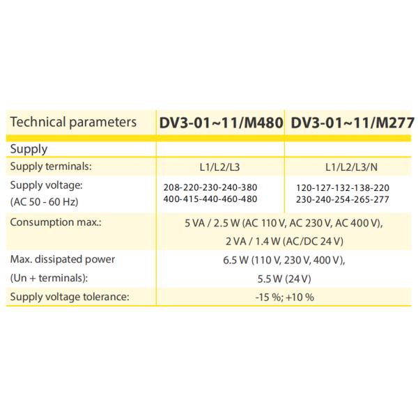 DV3-04 Relay Adjustable Monitoring Voltage Protecter