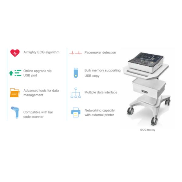 Ecg Machine 18 Channel Wifi Ecg Machine For Icu Hospital