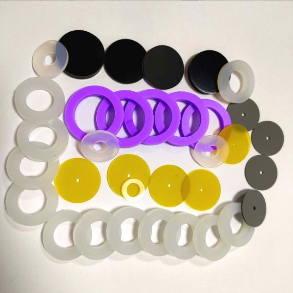 OEM Custom Silicone Rubber Parts , Non Slip Self Adhesive Silicone Pads