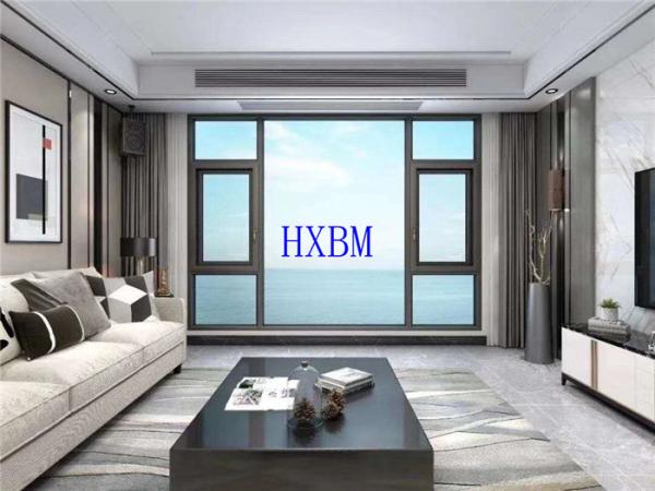 6063 -T5 PVDF Aluminium Double Glazed Windows 5mm Glass