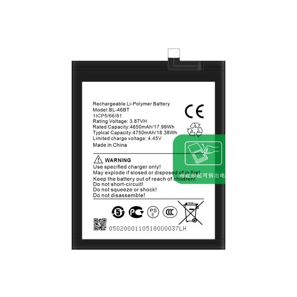 4750mAh BL-46BT Battery For Tecno Camon 18 Premier phone batteries Rechargeable