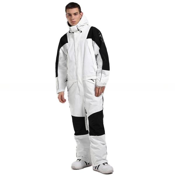 Windproof and Waterproof Custom One Piece Ski Suit Perfect for Snowboarding