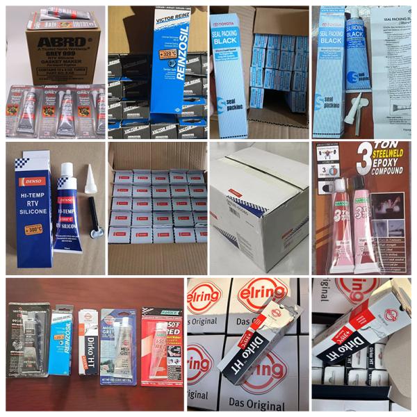 March Sale Auto Spare Parts Glue For ABRO BRAND GREY 999 RTV Silicone Instant Gasket Maker Sealant Adhesive Sensor Safe Car