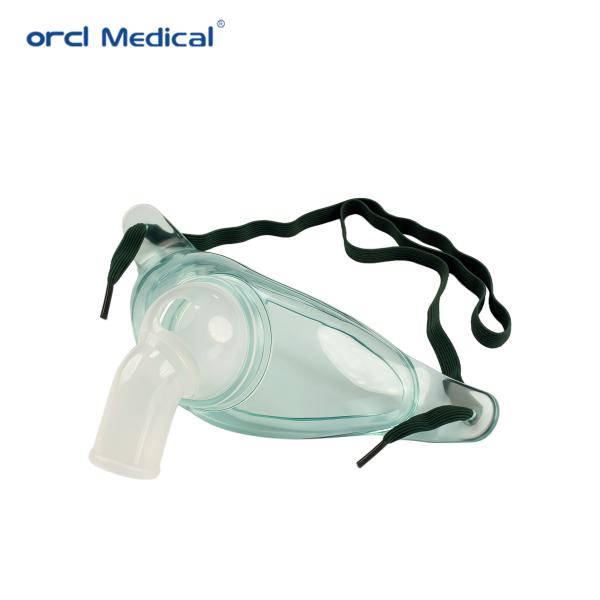 Mascarilla de oxígeno de traqueotomía desechable de PVC de uso único
