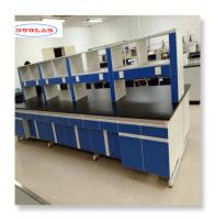Modern Design Lab Wall Benches - Perfeito para laboratórios Fácil instalação