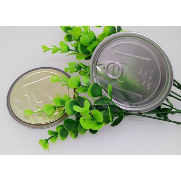 FDA Eco-Friendly Plastic Cans Easy Open Lid , 99mm Aluminum Lid