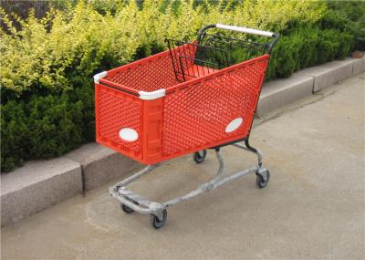 Fashionable Plastic Shopping Trolley Plastic Grocery Carts With Baby Seat