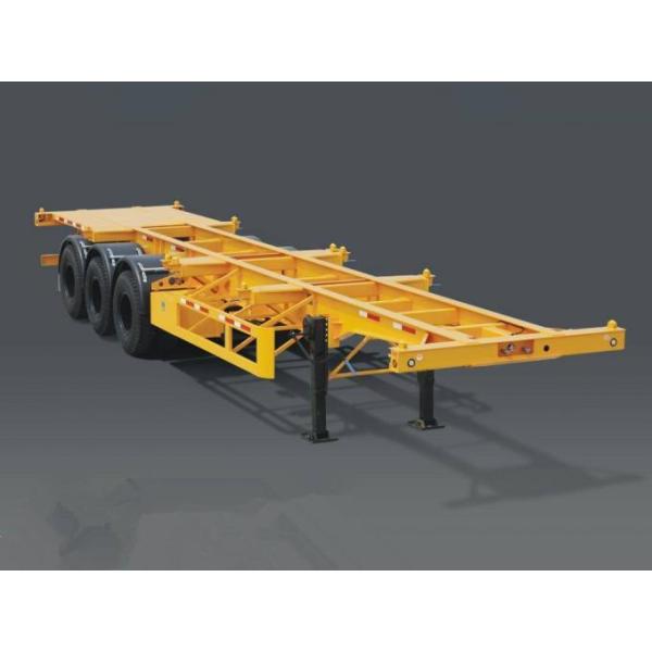6850*2500*1400mm Special Purpose Vehicles YORK Axle Used Skeleton Semi Trailers
