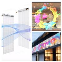 Diodo emissor de luz exterior Mesh Screen Film Type Self P6.5mm esparadrapo da janela de vidro