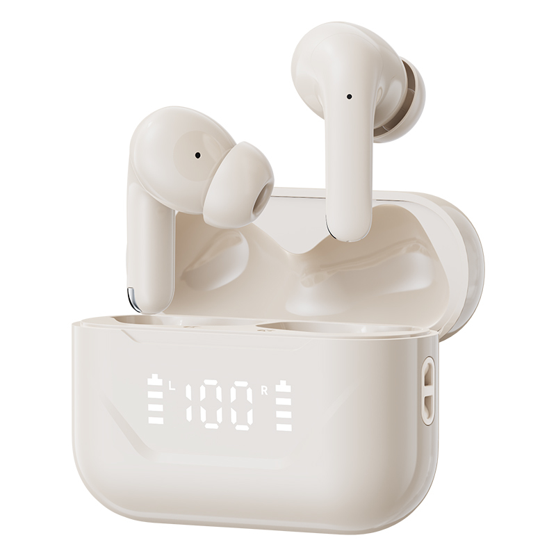 Wireless Earphones 5.3 Edition LED Battery Display ENC Call Noise Reduction True Wireless Stereo In Ear Earphones 360 ° Panoramic Stereo I5 Sweatproof Sports Running Fitness Suitable for Mobile Phones