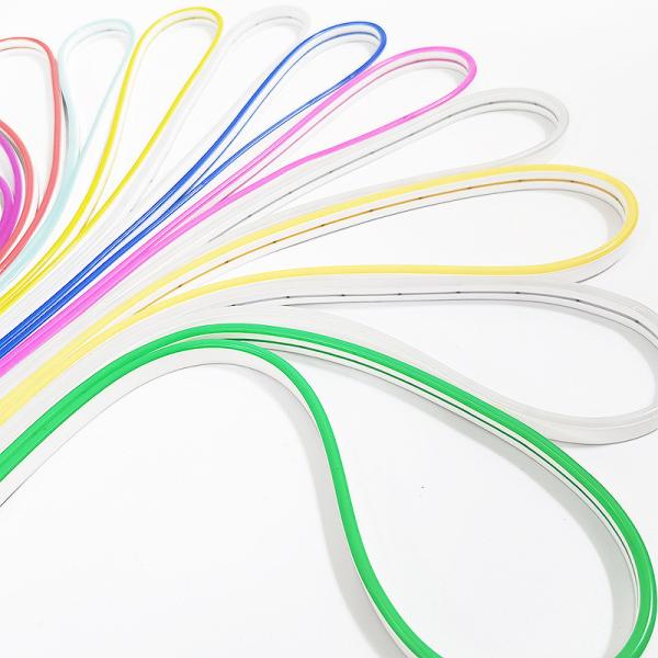 Colorful Flexible Silicone LED Strip , Waterproof LED Neon Tube For Billboard