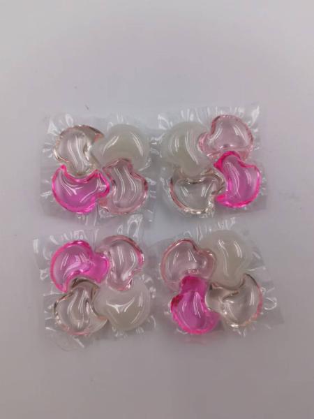 OEM 4 In 1 Household Washing Capsules Cherry Blossom Scent Laundry Detergent Capsules