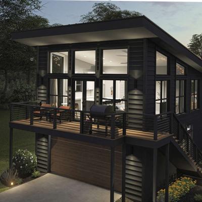 Maison de conteneurs avec salle de bain complète et design extensible