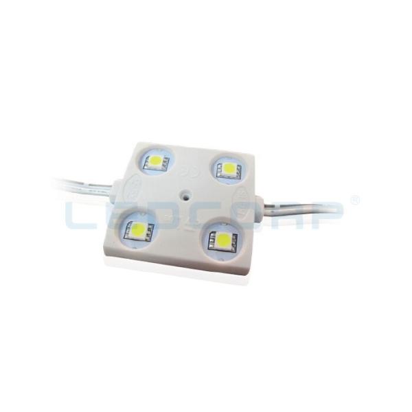 Cool White 12 Volt SMD LED Module Outdoor 4 LEDs Injection ISO9001 CE