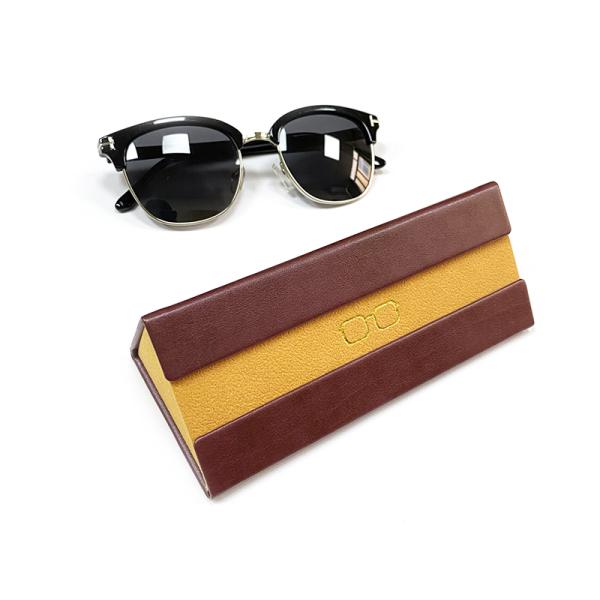 Custom Gold Stamping Folding Sunglasses case portable glasses bag