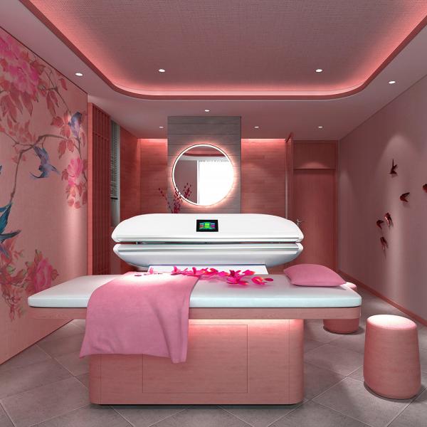 Suyzeko OEM Wellness Center LED Light Photodynamic Body Contouring 635nm 880nm Red Light Therapy Bed for Commercial Use