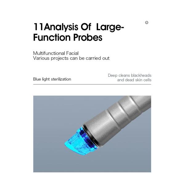 9-в-1 бриллиантовый пилинг-машина с кислородным струем воды для аква дермабразии глубокое очищение Кожа затягивание и лингирование