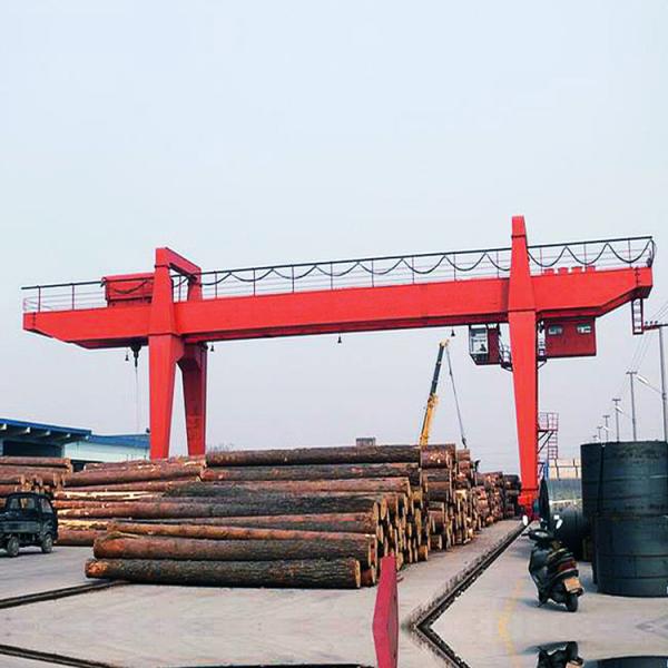 MG Fixed Double Girder Gantry Crane 120t Span 10m With Wheel Trolley Custom color