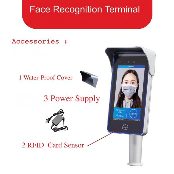 Fully Automatic 3D Face Recognition Machine , Biometric Attendance System With Door Lock
