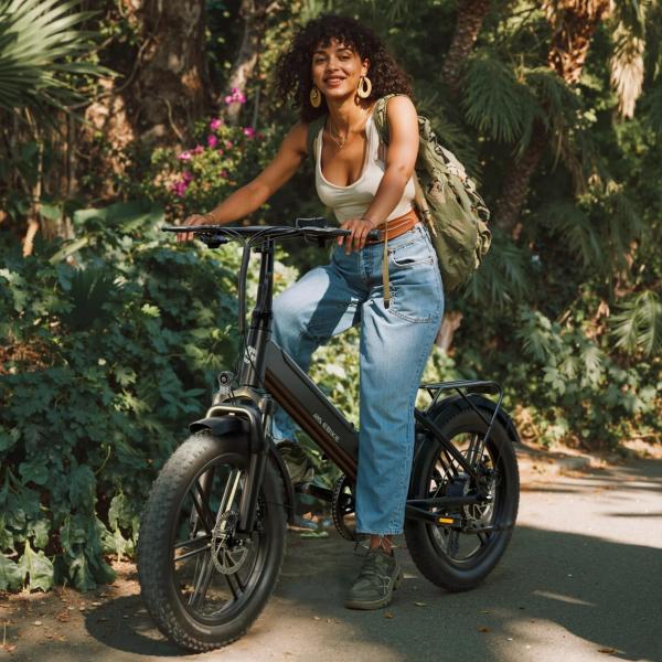EU UK Stock  Folding Electric Bike with Suspension Hydraulic Disc Brakes  Range Legal Compliance E-bike Foldable  Bike