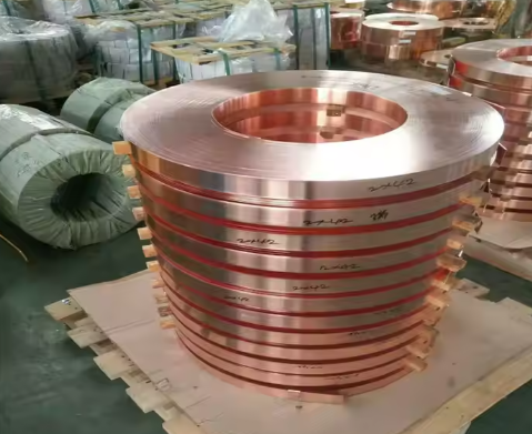 High Conductivity Flat Copper Strip 25mm X 3mm Bare Pure Copper Ground Tape