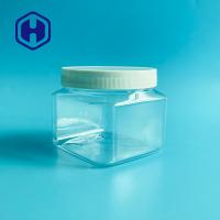 le pot en plastique cosmétique de place de 500g 17.63oz pour le corps frottent la poudre de bébé de crème