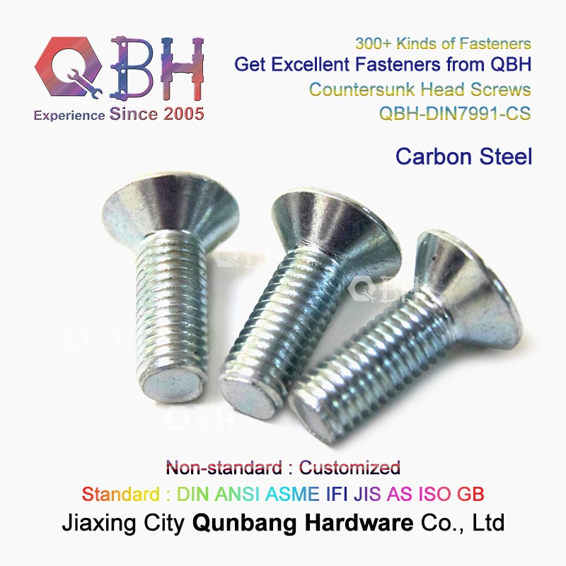 Countersunk Hex Socket Sink Head Screw Qbh DIN7991 SUS 304 / 316 Stainless Steel Cks