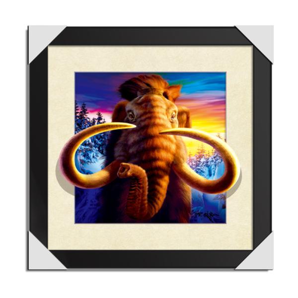 Custom Lenticular Image Printing For Gift , 5d Animal Collage Poster 15.7x15.7 Inches